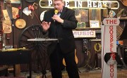 Brian Burchfield singing at The Gospel Chicken House