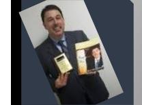 Brian Burchfield holding his Soloist Of The Year award and a copy of Pure Gospel Magazine