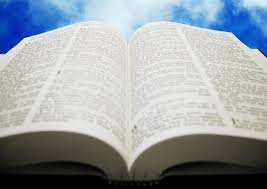 An open Bible